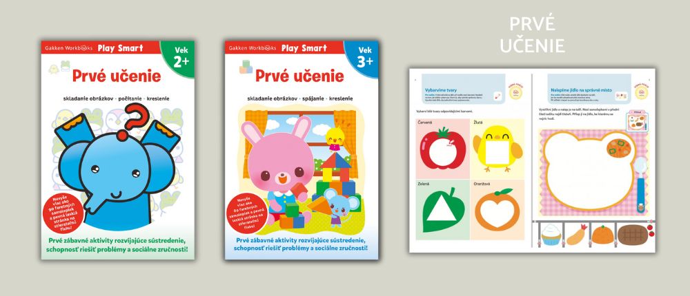 Pracovné zošity pre deti od 2 rokov
